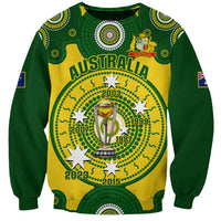 Australia Cricket Sweatshirt 2023 World Cup 6th Champions Trophy National Color - Wonder Print Shop
