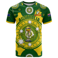 Australia Cricket T Shirt 2023 World Cup 6th Champions Trophy National Color - Wonder Print Shop