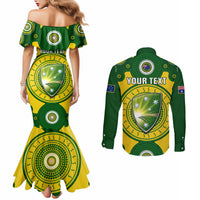 personalised-australia-cricket-couples-matching-mermaid-dress-and-long-sleeve-button-shirt-2023-world-cup-6th-champions-trophy-national-color