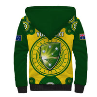 Personalised Australia Cricket Sherpa Hoodie 2023 World Cup 6th Champions Trophy National Color - Wonder Print Shop