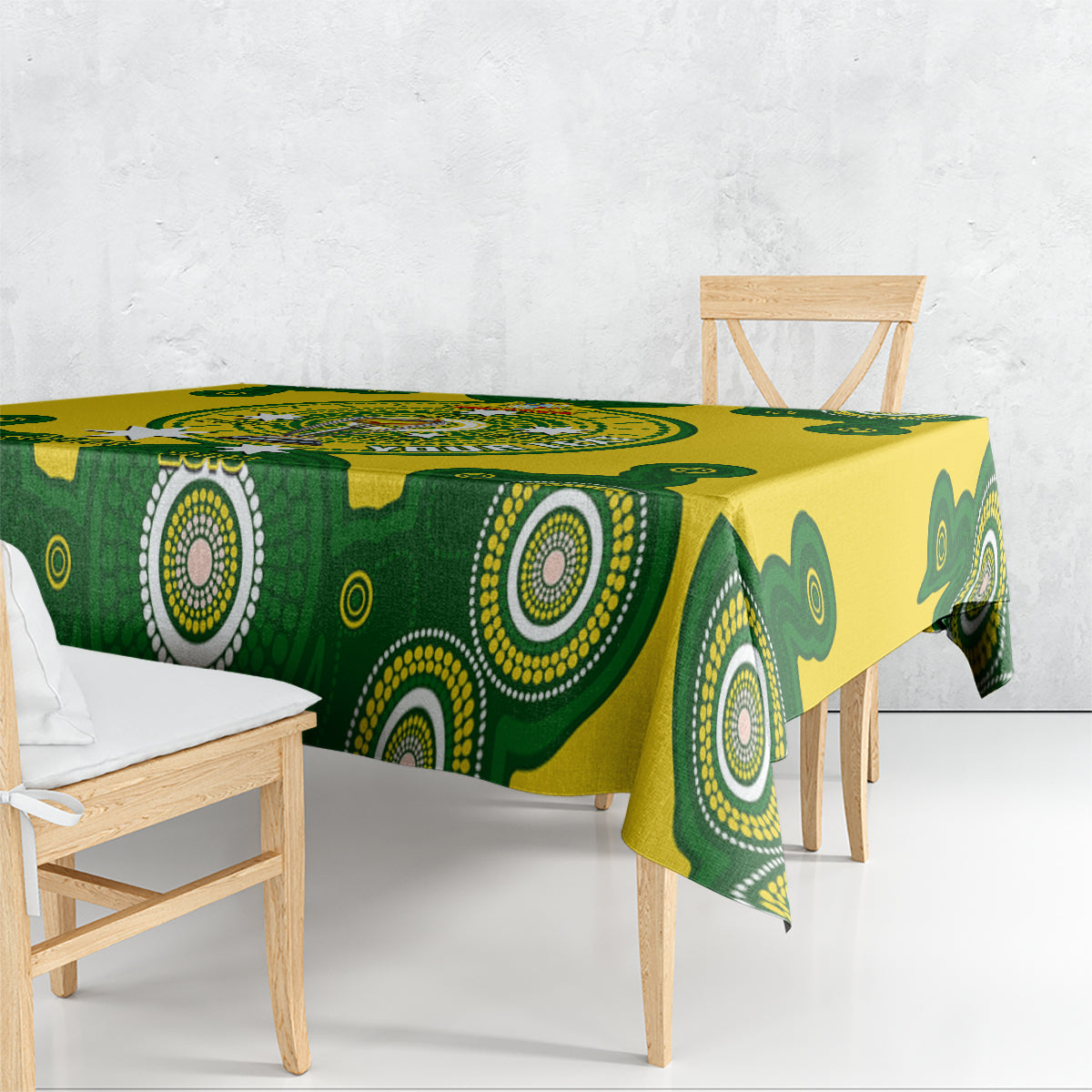 Personalised Australia Cricket Tablecloth 2023 World Cup 6th Champions Trophy National Color - Wonder Print Shop