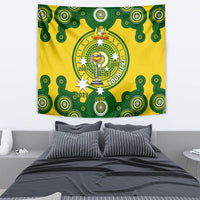 Personalised Australia Cricket Tapestry 2023 World Cup 6th Champions Trophy National Color - Wonder Print Shop