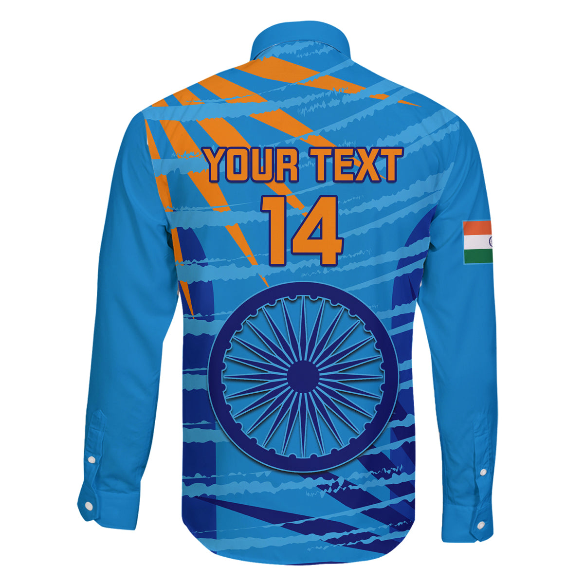 Custom India Cricket Family Matching Long Sleeve Bodycon Dress and Hawaiian Shirt 2023 World Cup 3rd Champions Proud - Wonder Print Shop