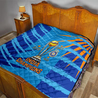 India Cricket Quilt 2023 World Cup 3rd Champions Proud - Wonder Print Shop