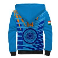 Custom India Cricket Sherpa Hoodie 2023 World Cup 3rd Champions Proud - Wonder Print Shop