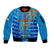 Custom India Cricket Sleeve Zip Bomber Jacket 2023 World Cup 3rd Champions Proud - Wonder Print Shop