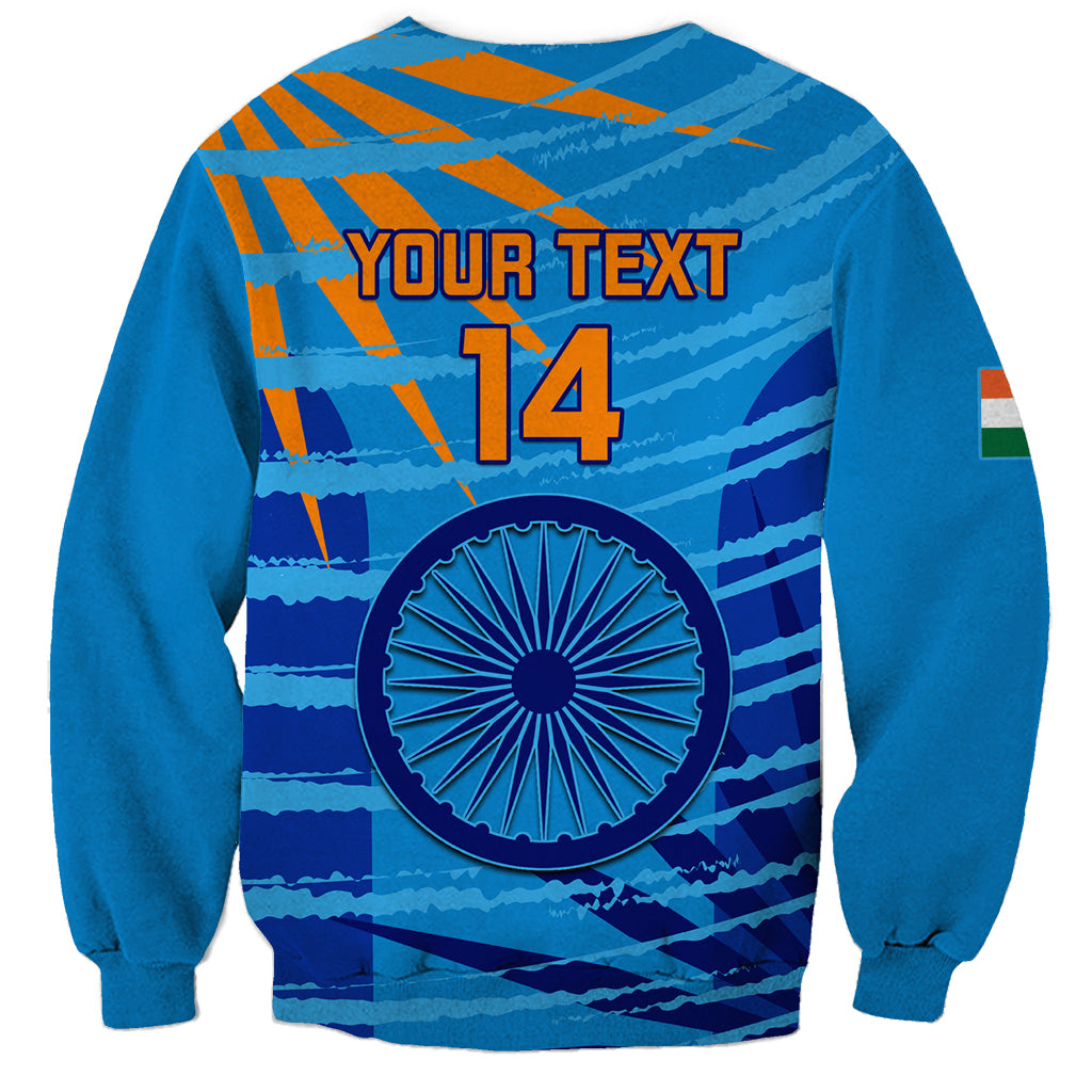Custom India Cricket Sweatshirt 2023 World Cup 3rd Champions Proud - Wonder Print Shop