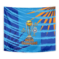India Cricket Tapestry 2023 World Cup 3rd Champions Proud - Wonder Print Shop