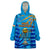 Custom India Cricket Wearable Blanket Hoodie 2023 World Cup 3rd Champions Proud - Wonder Print Shop