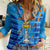 Custom India Cricket Women Casual Shirt 2023 World Cup 3rd Champions Proud - Wonder Print Shop