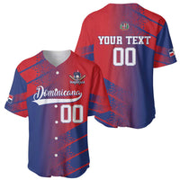 Custom Baseball Dominicana Baseball Jersey Go Champions Grunge Style - Wonder Print Shop