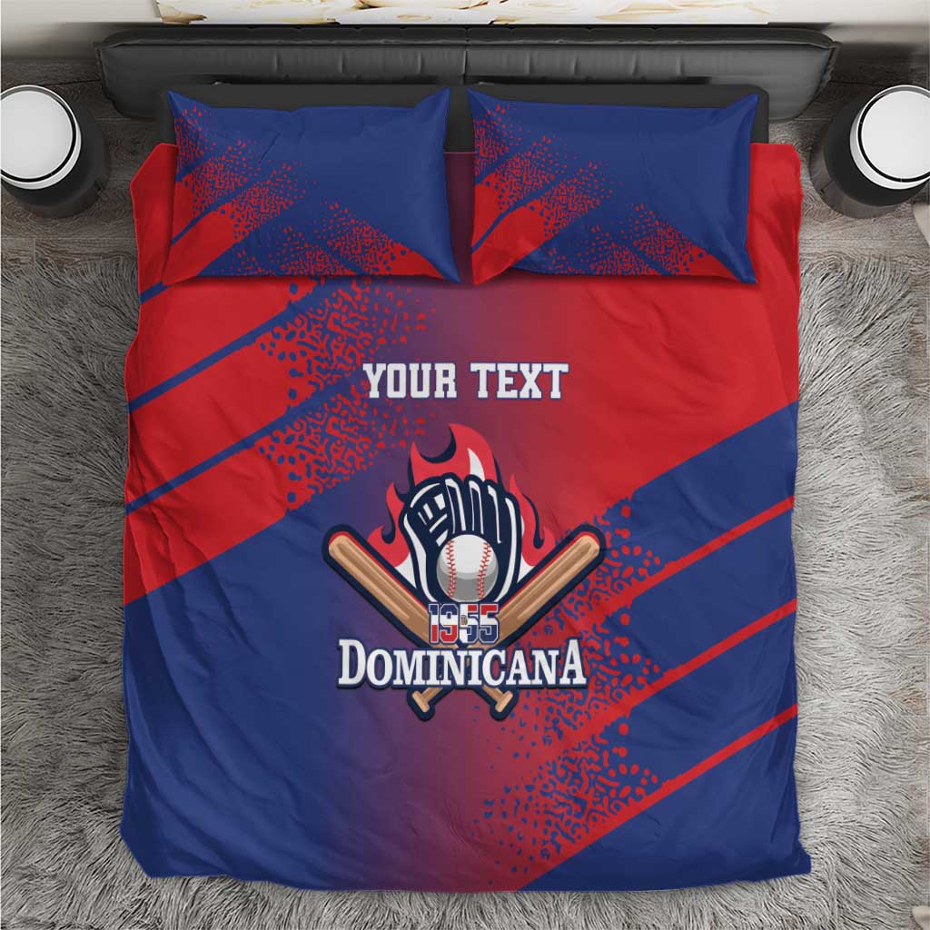 Custom Baseball Dominicana Bedding Set Go Champions Grunge Style - Wonder Print Shop