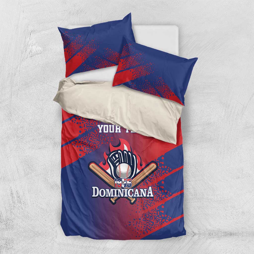 Custom Baseball Dominicana Bedding Set Go Champions Grunge Style - Wonder Print Shop