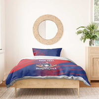 Custom Baseball Dominicana Bedding Set Go Champions Grunge Style - Wonder Print Shop