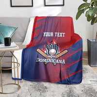 Custom Baseball Dominicana Blanket Go Champions Grunge Style