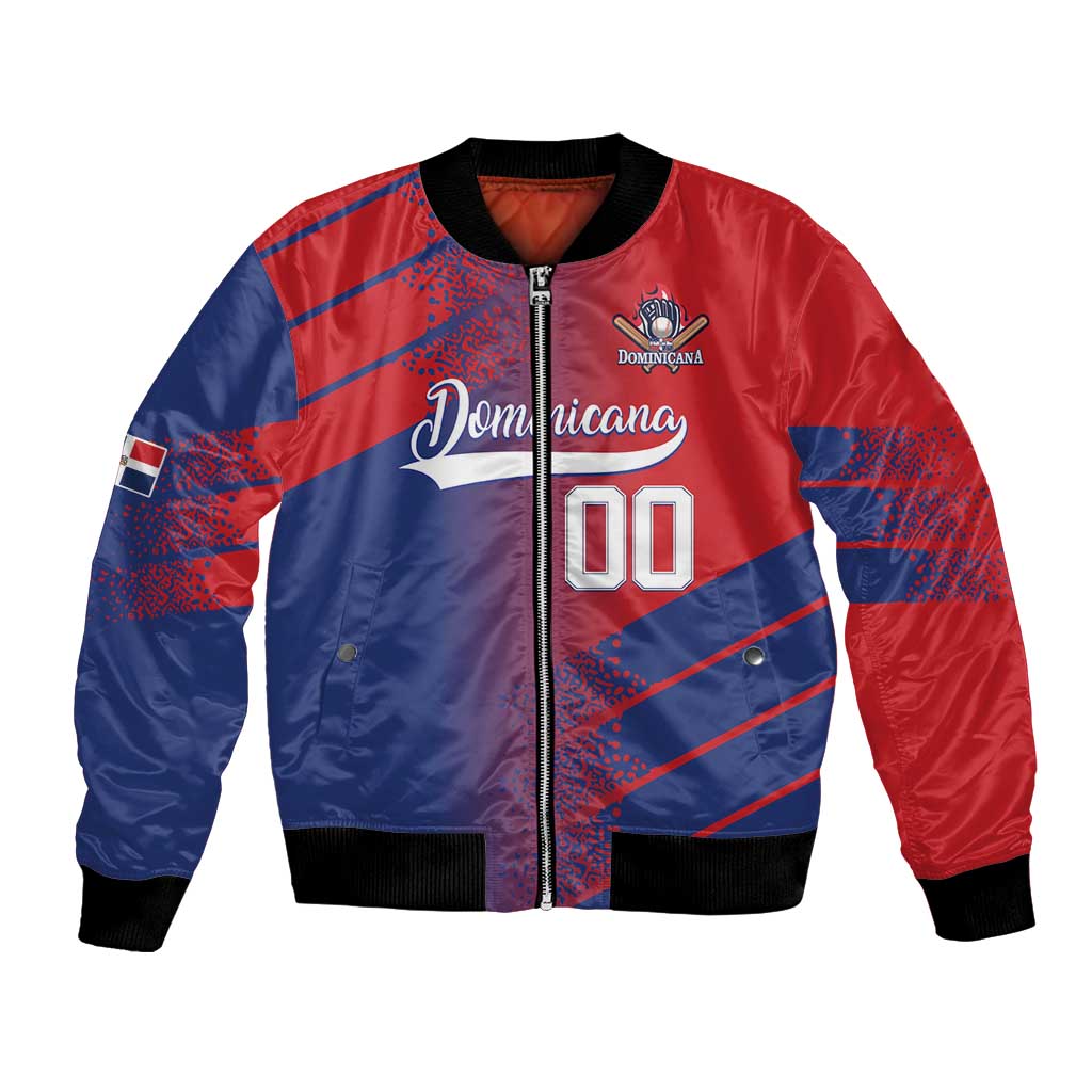 Custom Baseball Dominicana Bomber Jacket Go Champions Grunge Style - Wonder Print Shop