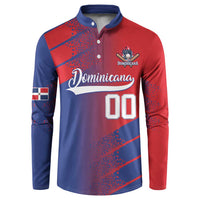 Custom Baseball Dominicana Button Sweatshirt Go Champions Grunge Style - Wonder Print Shop