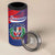 Custom Baseball Dominicana 4 in 1 Can Cooler Tumbler Go Champions Grunge Style - Wonder Print Shop