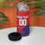 Custom Baseball Dominicana 4 in 1 Can Cooler Tumbler Go Champions Grunge Style - Wonder Print Shop