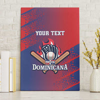 Custom Baseball Dominicana Canvas Wall Art Go Champions Grunge Style - Wonder Print Shop