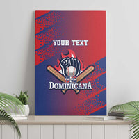 Custom Baseball Dominicana Canvas Wall Art Go Champions Grunge Style - Wonder Print Shop