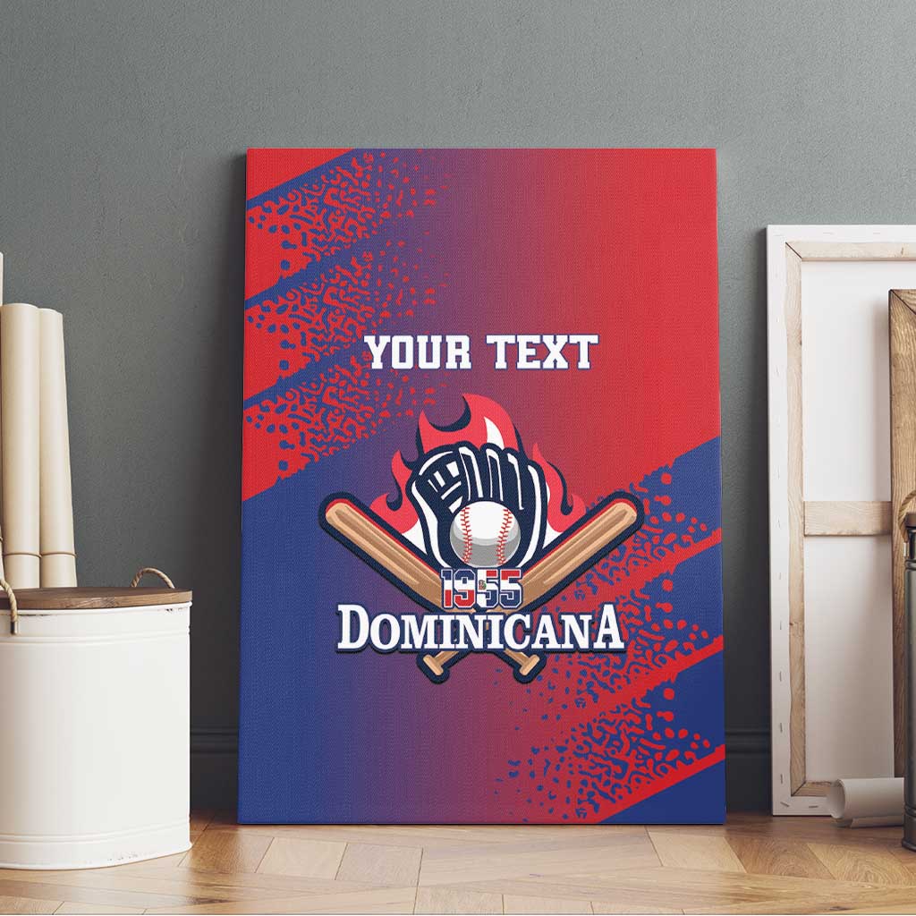Custom Baseball Dominicana Canvas Wall Art Go Champions Grunge Style - Wonder Print Shop