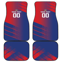 Custom Baseball Dominicana Car Mats Go Champions Grunge Style - Wonder Print Shop
