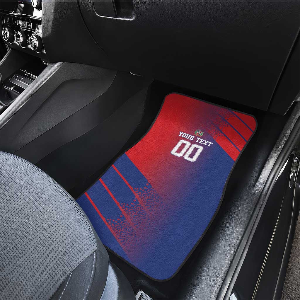 Custom Baseball Dominicana Car Mats Go Champions Grunge Style - Wonder Print Shop