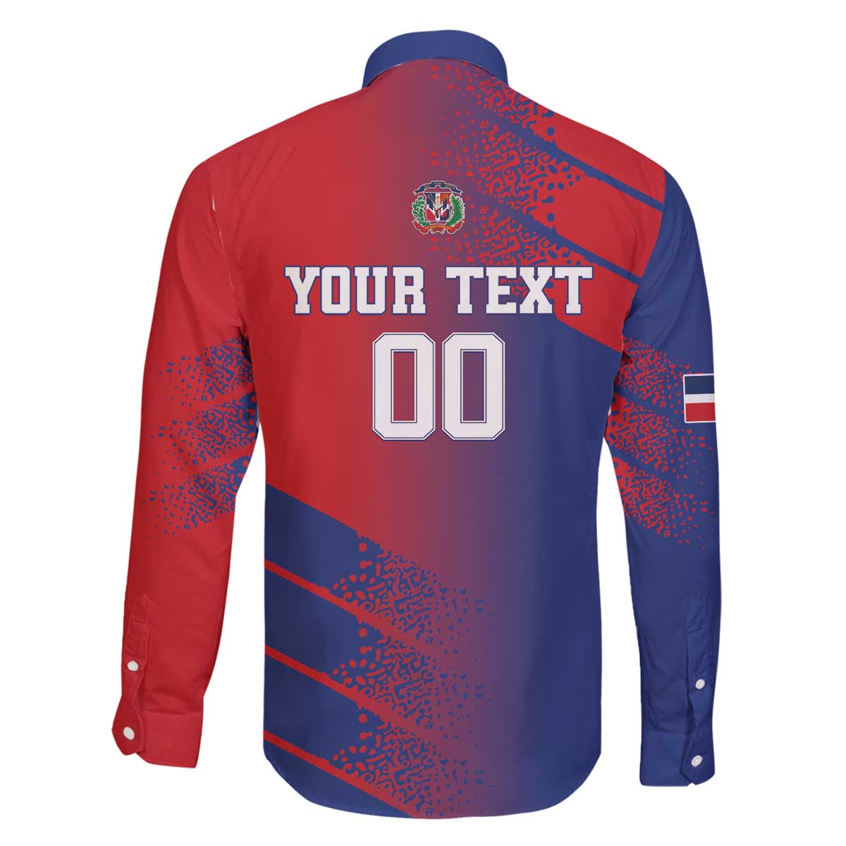 Custom Baseball Dominicana Family Matching Off The Shoulder Long Sleeve Dress and Hawaiian Shirt Go Champions Grunge Style - Wonder Print Shop