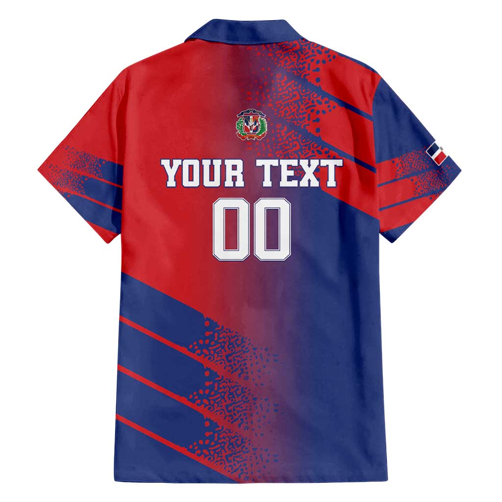 Custom Baseball Dominicana Family Matching Off Shoulder Maxi Dress and Hawaiian Shirt Go Champions Grunge Style - Wonder Print Shop