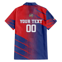 Custom Baseball Dominicana Family Matching Summer Maxi Dress and Hawaiian Shirt Go Champions Grunge Style - Wonder Print Shop