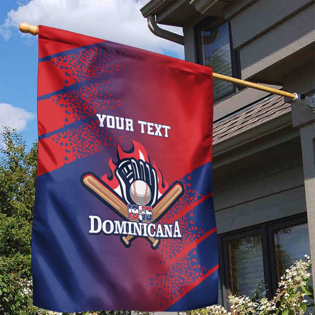 Custom Baseball Dominicana Garden Flag Go Champions Grunge Style - Wonder Print Shop