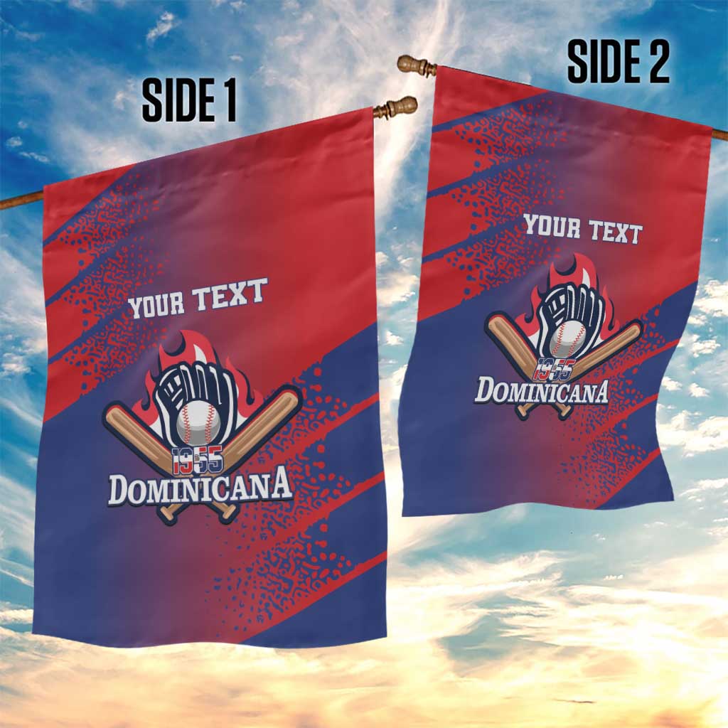 Custom Baseball Dominicana Garden Flag Go Champions Grunge Style - Wonder Print Shop