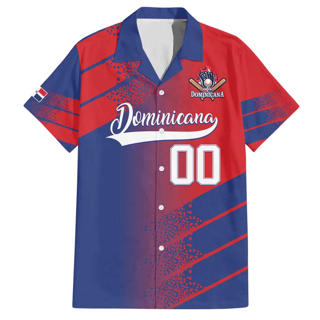 Custom Baseball Dominicana Hawaiian Shirt Go Champions Grunge Style - Wonder Print Shop