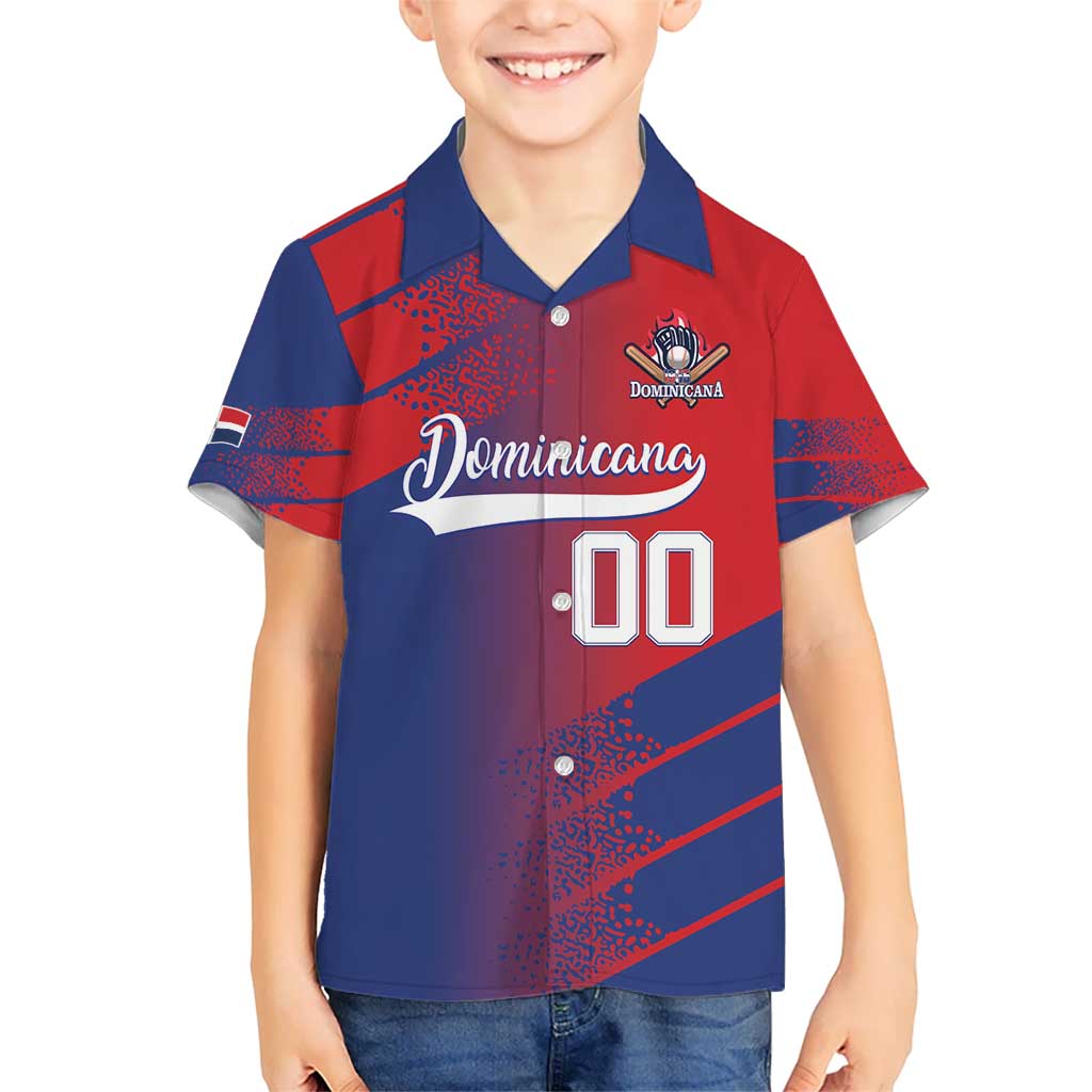 Custom Baseball Dominicana Hawaiian Shirt Go Champions Grunge Style - Wonder Print Shop