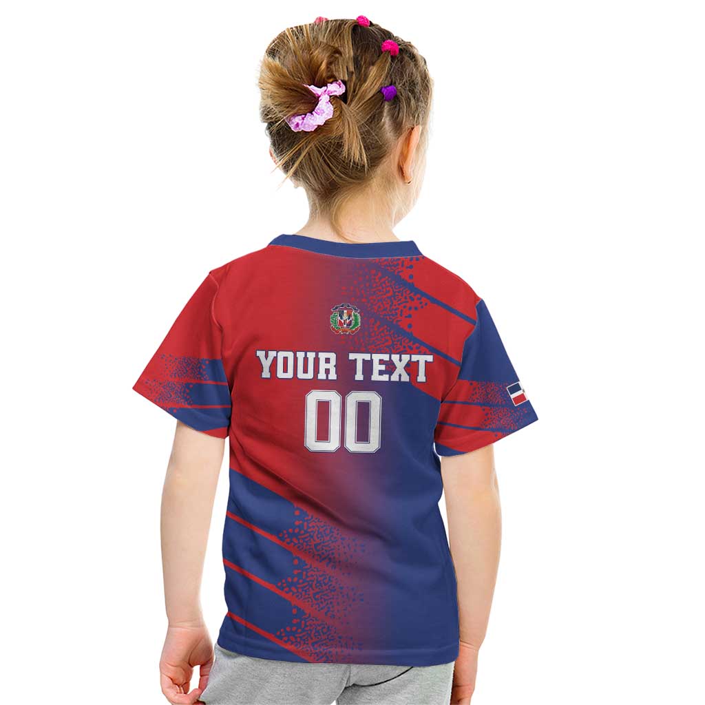 Custom Baseball Dominicana Kid T Shirt Go Champions Grunge Style - Wonder Print Shop