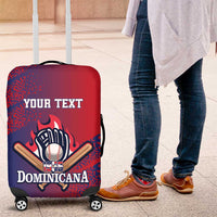 Custom Baseball Dominicana Luggage Cover Go Champions Grunge Style - Wonder Print Shop
