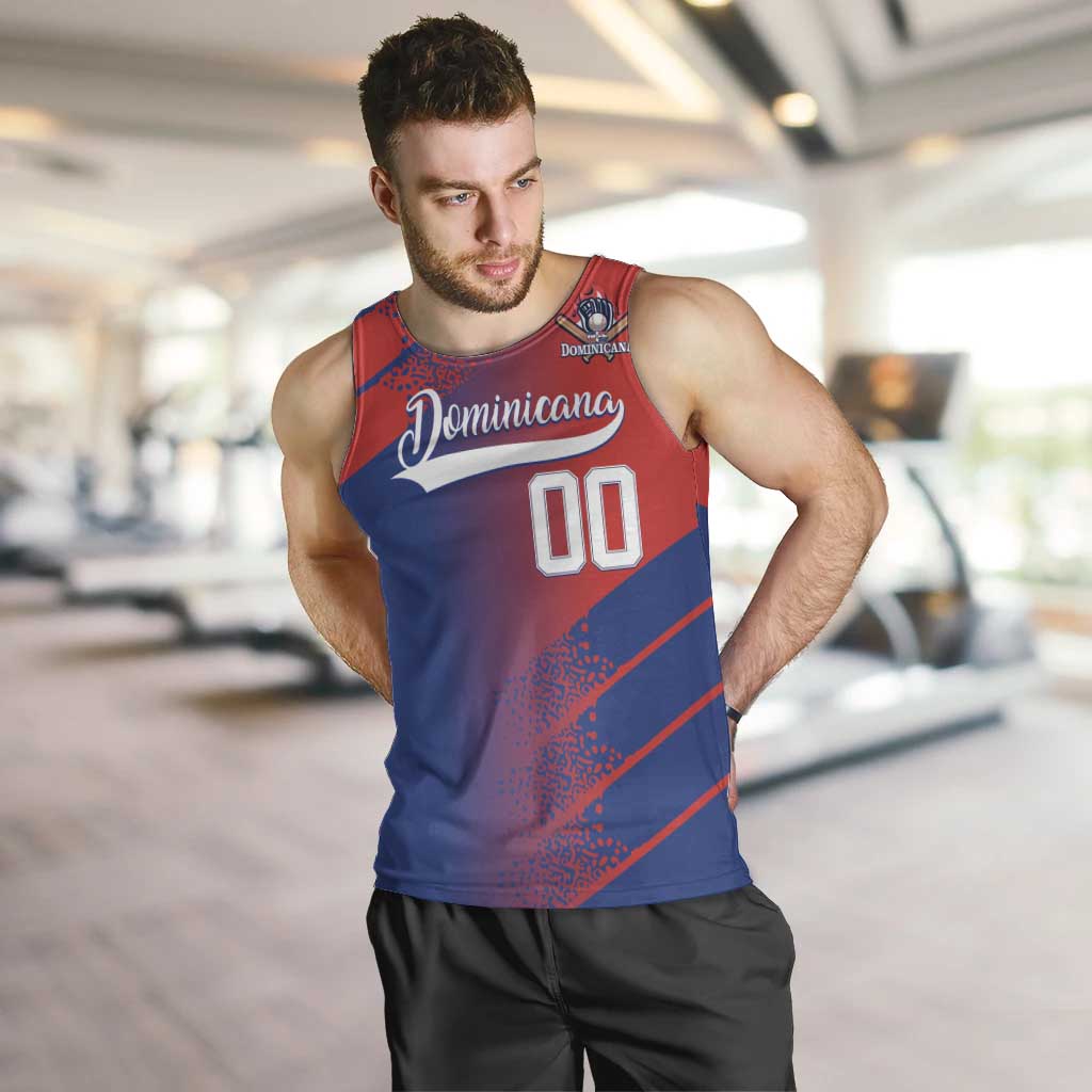 Custom Baseball Dominicana Men Tank Top Go Champions Grunge Style - Wonder Print Shop