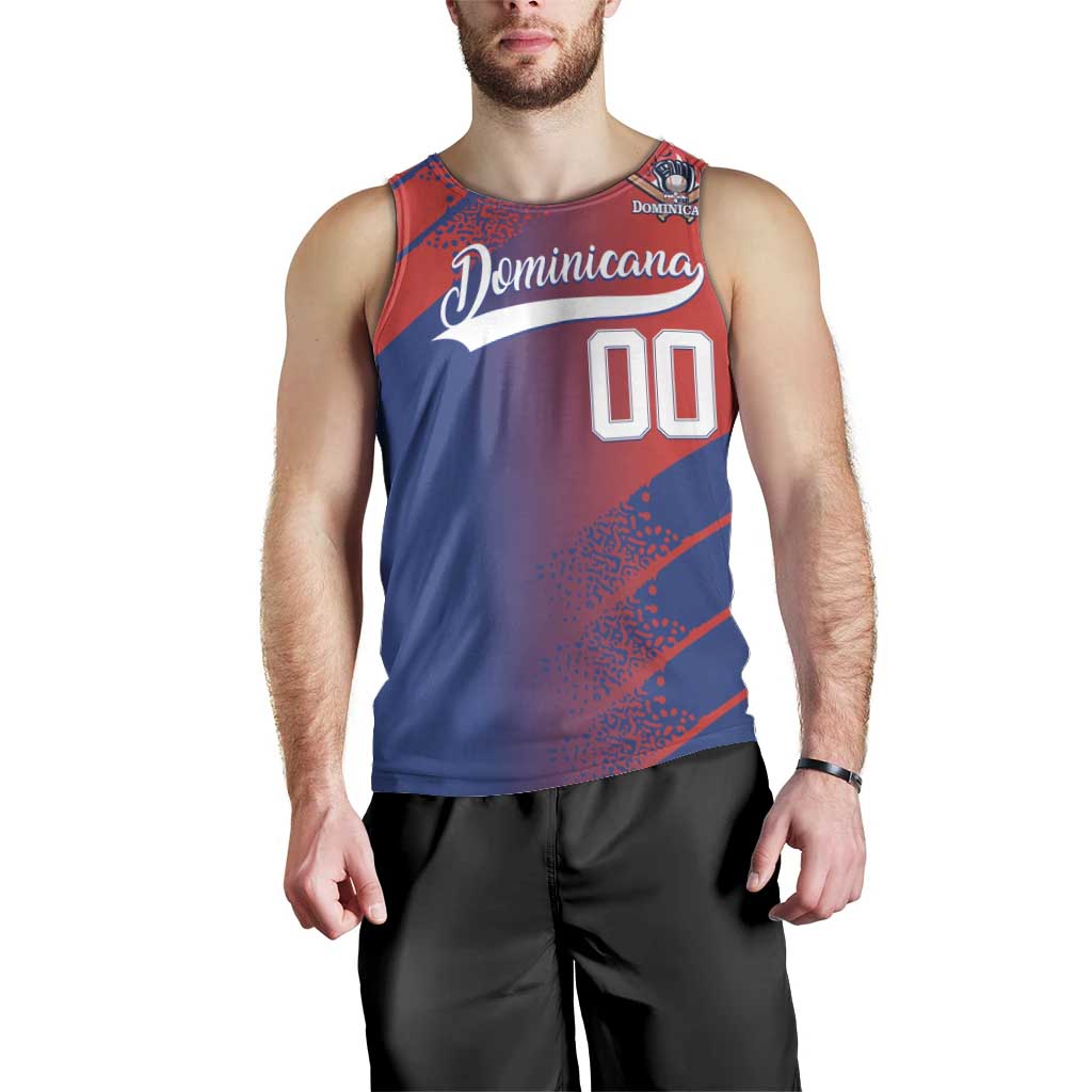 Custom Baseball Dominicana Men Tank Top Go Champions Grunge Style - Wonder Print Shop