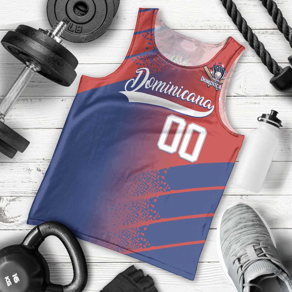 Custom Baseball Dominicana Men Tank Top Go Champions Grunge Style - Wonder Print Shop