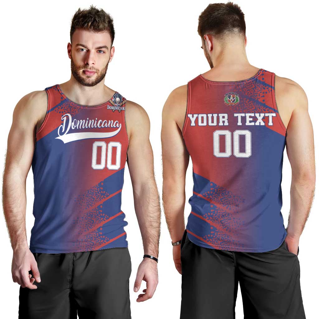Custom Baseball Dominicana Men Tank Top Go Champions Grunge Style - Wonder Print Shop