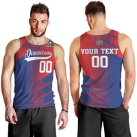 Custom Baseball Dominicana Men Tank Top Go Champions Grunge Style - Wonder Print Shop