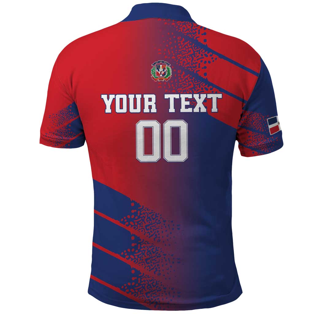 Custom Baseball Dominicana Polo Shirt Go Champions Grunge Style - Wonder Print Shop