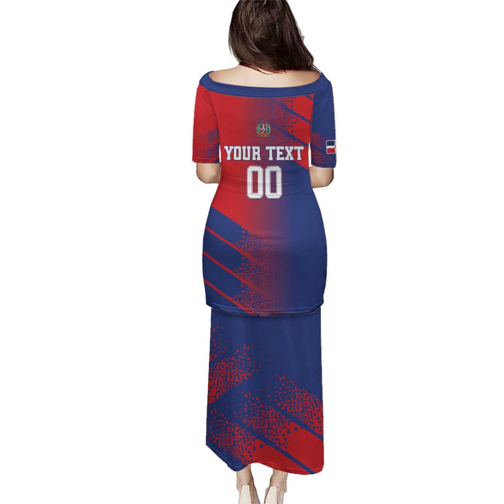 Custom Baseball Dominicana Puletasi Go Champions Grunge Style - Wonder Print Shop