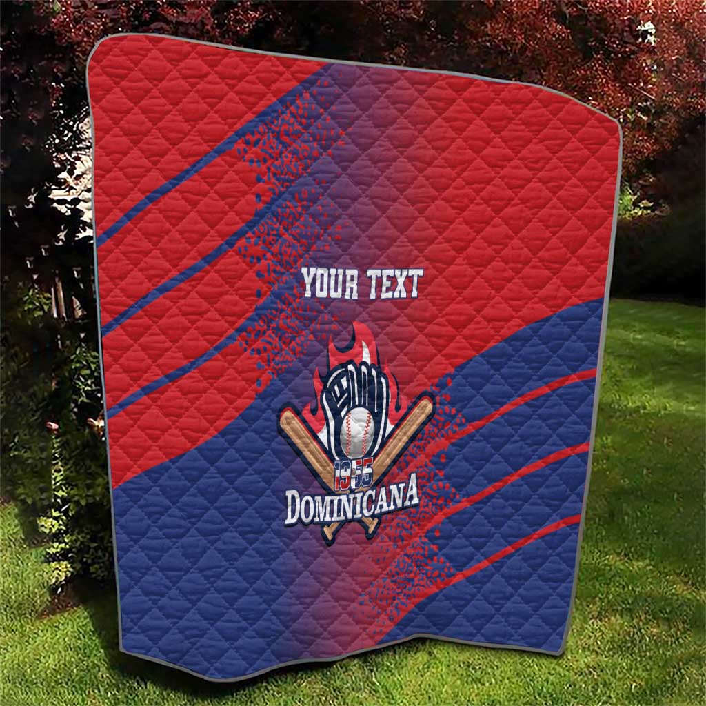 Custom Baseball Dominicana Quilt Go Champions Grunge Style - Wonder Print Shop