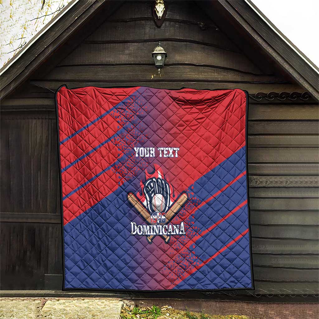 Custom Baseball Dominicana Quilt Go Champions Grunge Style - Wonder Print Shop