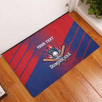 Custom Baseball Dominicana Rubber Doormat Go Champions Grunge Style - Wonder Print Shop