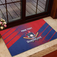 Custom Baseball Dominicana Rubber Doormat Go Champions Grunge Style - Wonder Print Shop