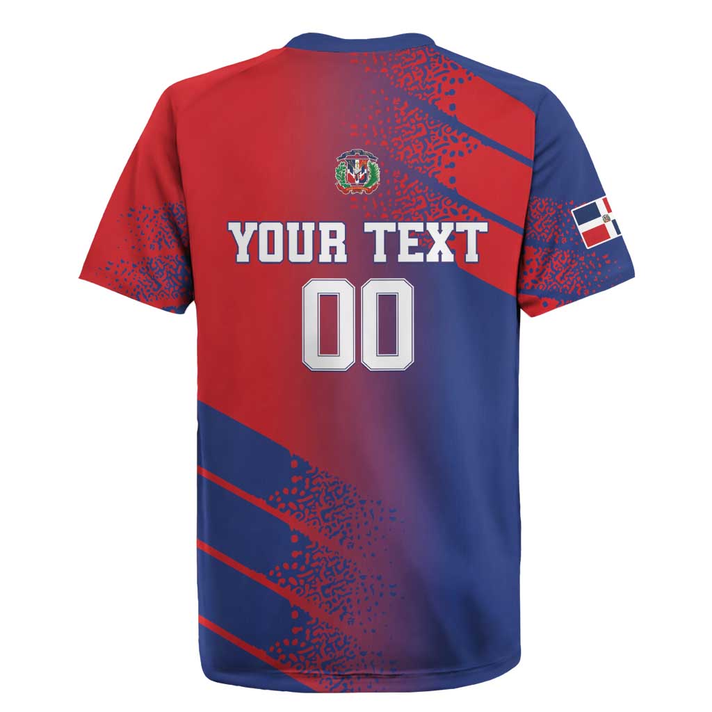 Custom Baseball Dominicana Rugby Jersey Go Champions Grunge Style - Wonder Print Shop
