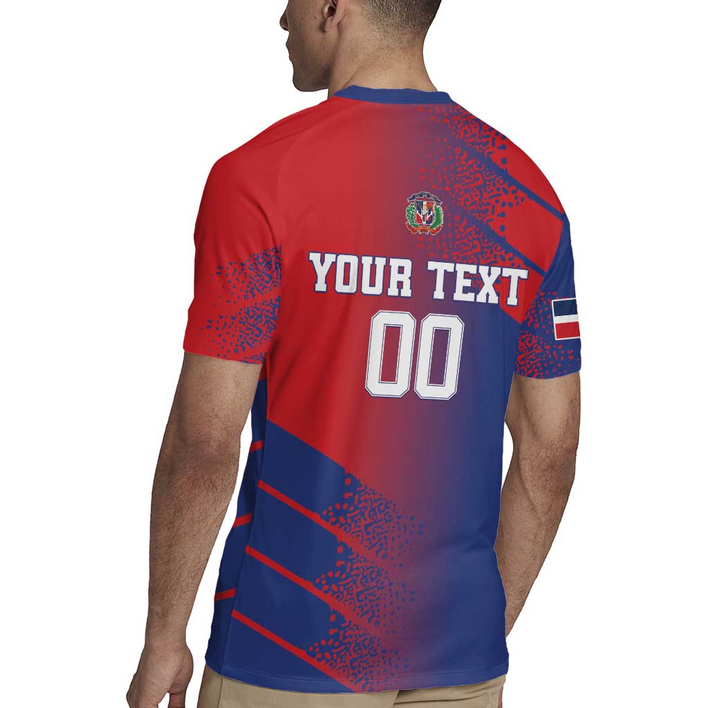 Custom Baseball Dominicana Rugby Jersey Go Champions Grunge Style - Wonder Print Shop